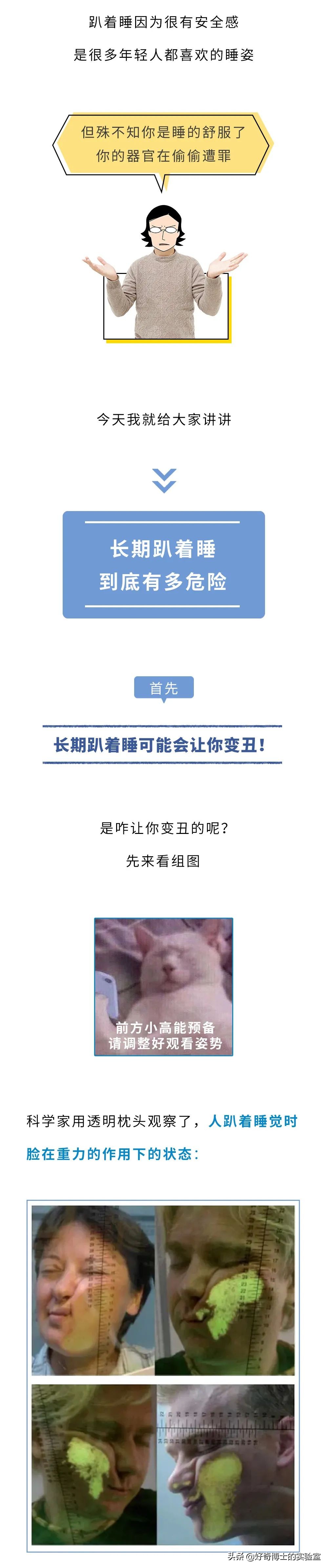 女生趴着睡胸部会下垂么,趴着睡肚子会变小吗