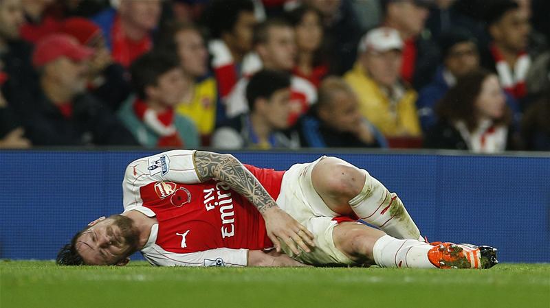 阿森纳防线贝莱林,阿森纳告别贝莱林