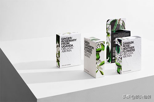 单独纹样花卉设计图案作业,以图形为主题形象的包装设计