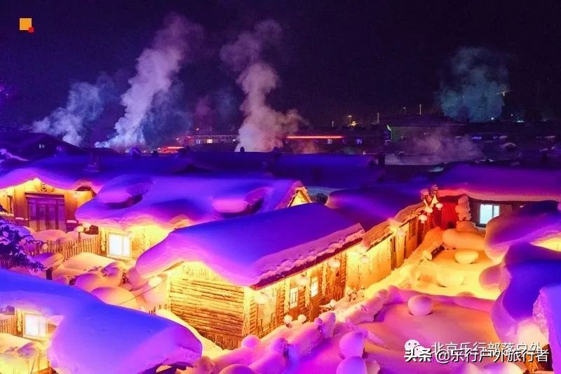 冬天漠河白桦林童话世界完整视频,冰雪大世界长白山雪乡六天五晚