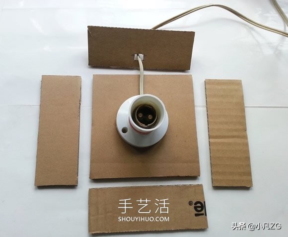 手工制作台灯灯罩骨架,灯纸灯罩手工制作