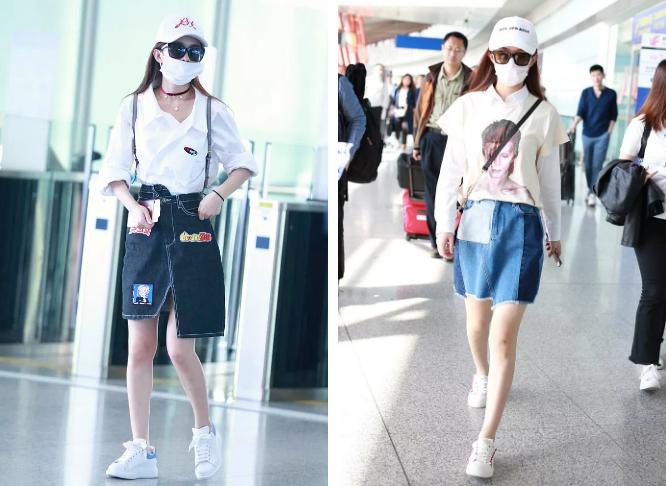 夏天穿裙子小白鞋就是比别人好看,厚底小白鞋怎么搭配裙子女小个子