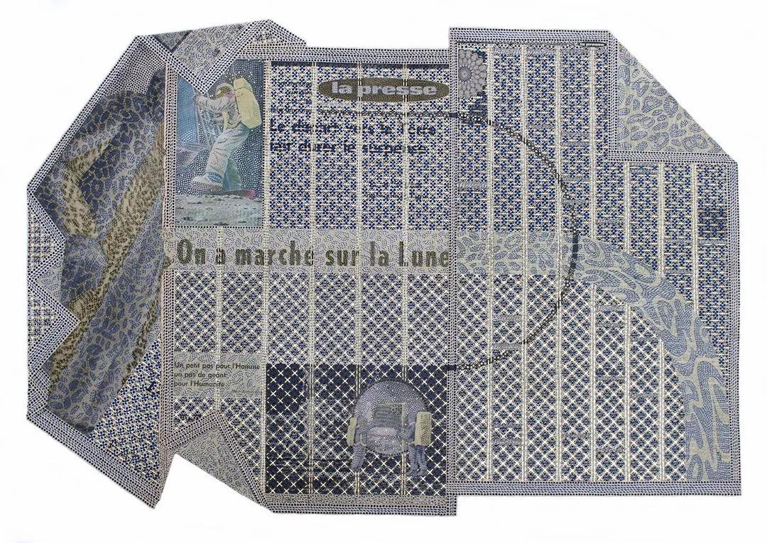 她用一把手术刀在2毛钱废报纸上雕出精美图腾,一幅卖60万