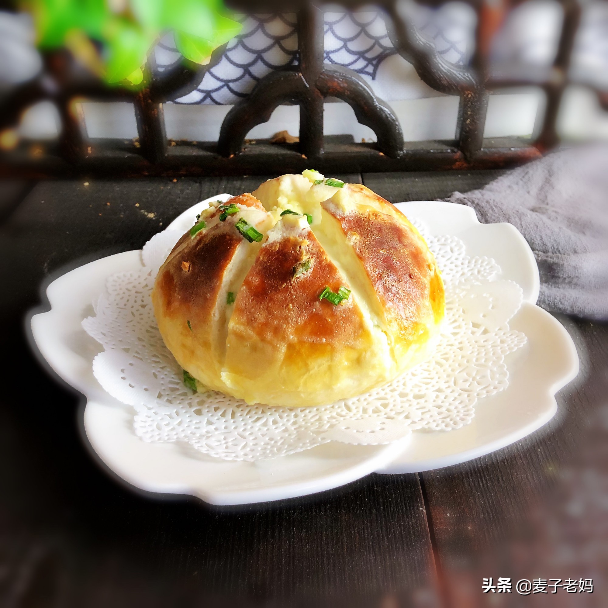 风靡韩国的网红面包,不用烤箱烤简单又方便的拉丝面包