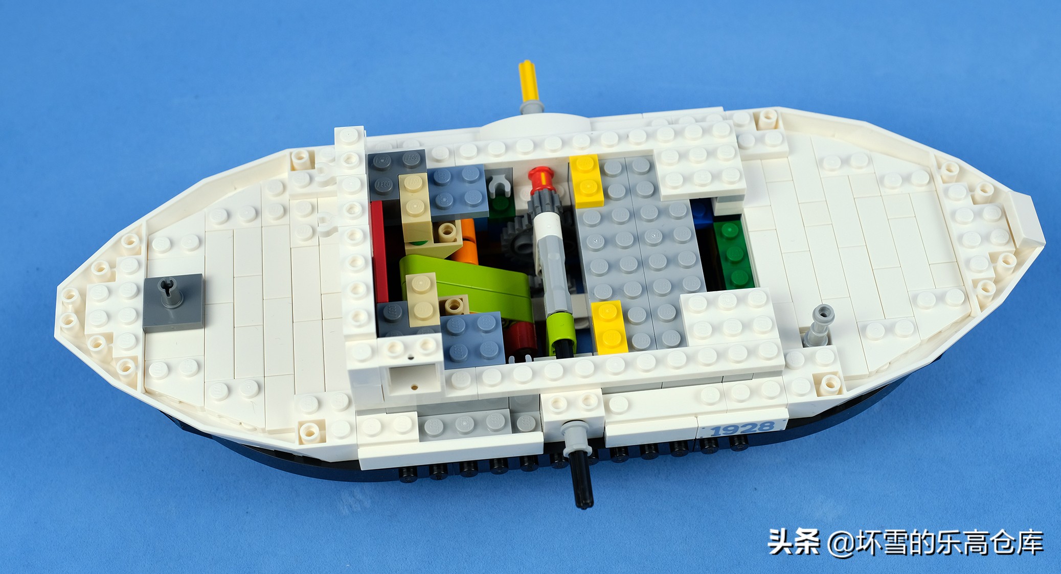 乐高米奇蒸汽船开箱,乐高威利号汽船价格