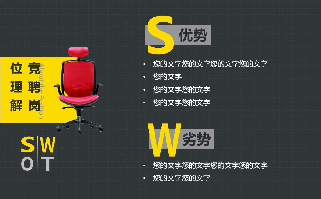 职位竞聘ppt演讲,竞聘岗位ppt自我评价