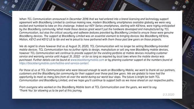 黑莓最后一款高端手机,黑莓终结了吗