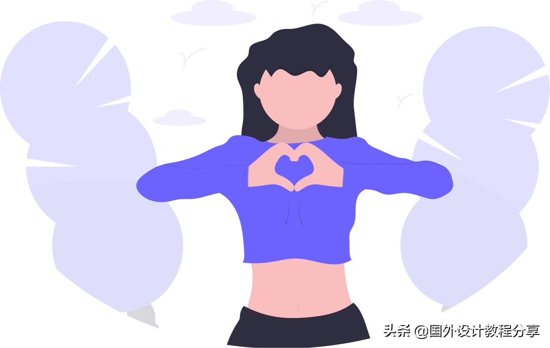 扁平矢量插画色彩教程,扁平矢量家具插画