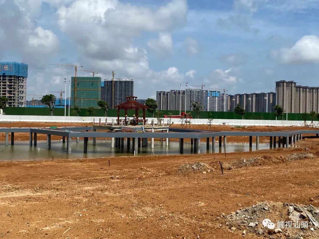 汕头东海岸新溪侨韵公园规划详图,新建的汕头东海岸公园