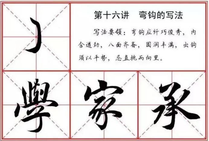 行书22个笔画怎么写,行书22个基本笔法