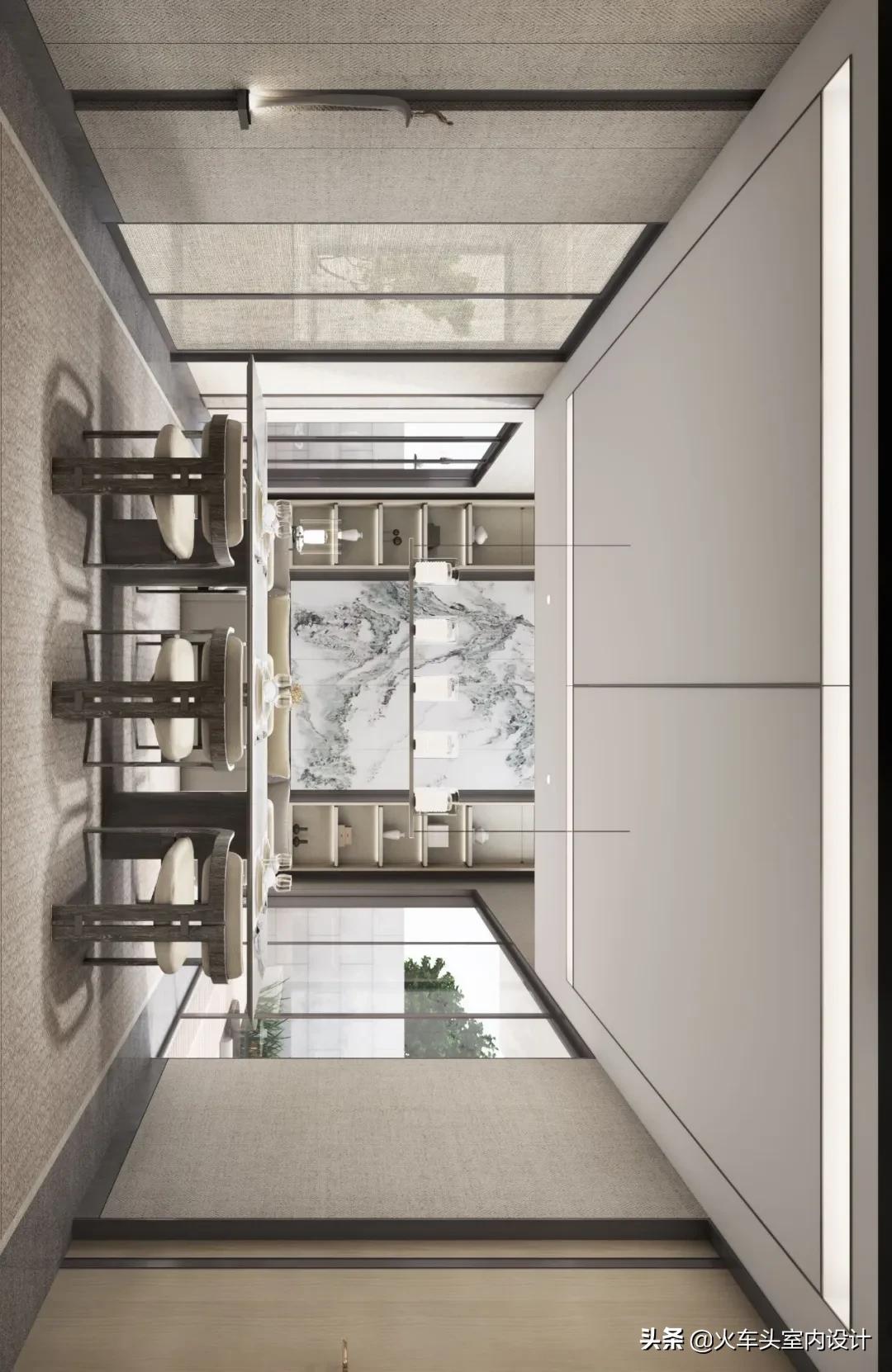 隐于青山秀水中的中式合院别墅,雅宅别墅新中式合院