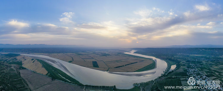 豫西老家放飞机，空中看黄河美景