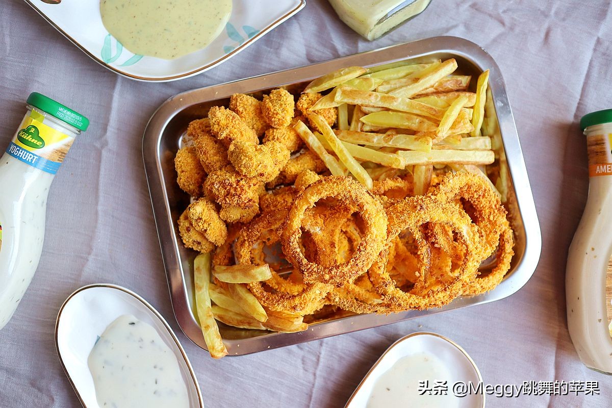 不用一滴油也能吃到健康美味炸鸡,自制肯德基炸鸡翅炸薯条