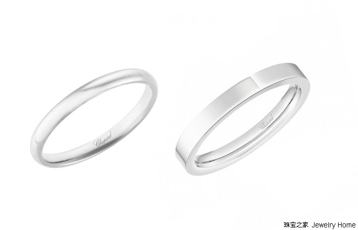 普通又简单的婚戒,简单款式无钻戒指