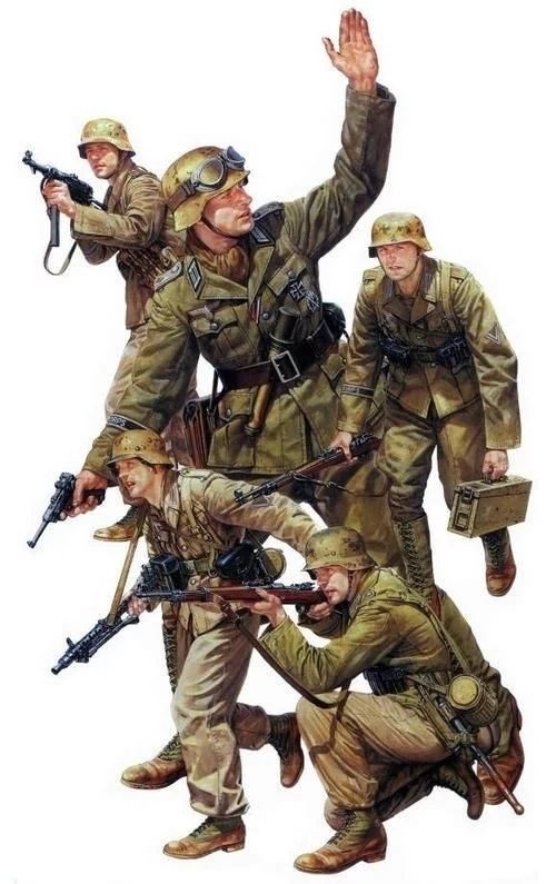 德军士兵画像,二战德军帅气图片