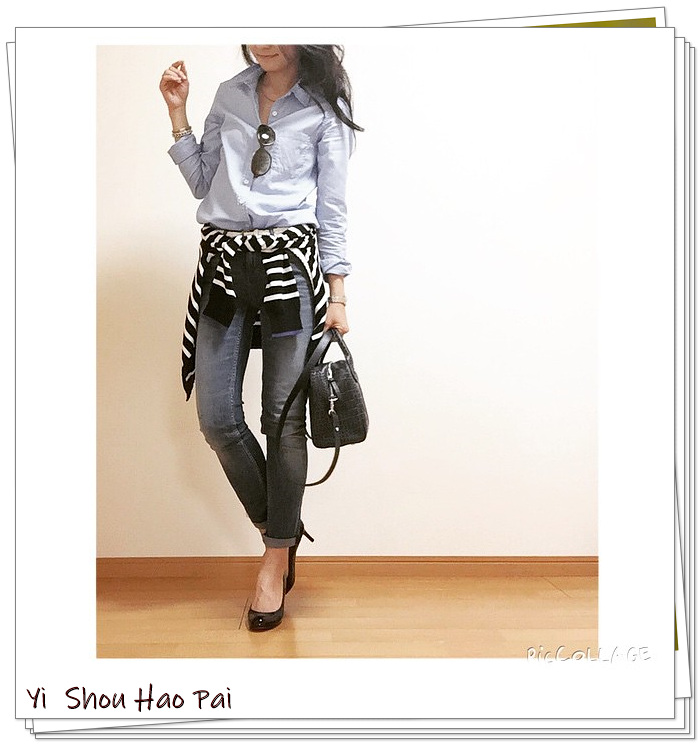 掌握这3个小技巧基础款衬衫穿搭,衬衫搭配小技巧春季也能很时髦