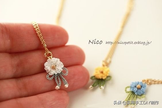 编织的饰品,可以用钩针钩的小饰品