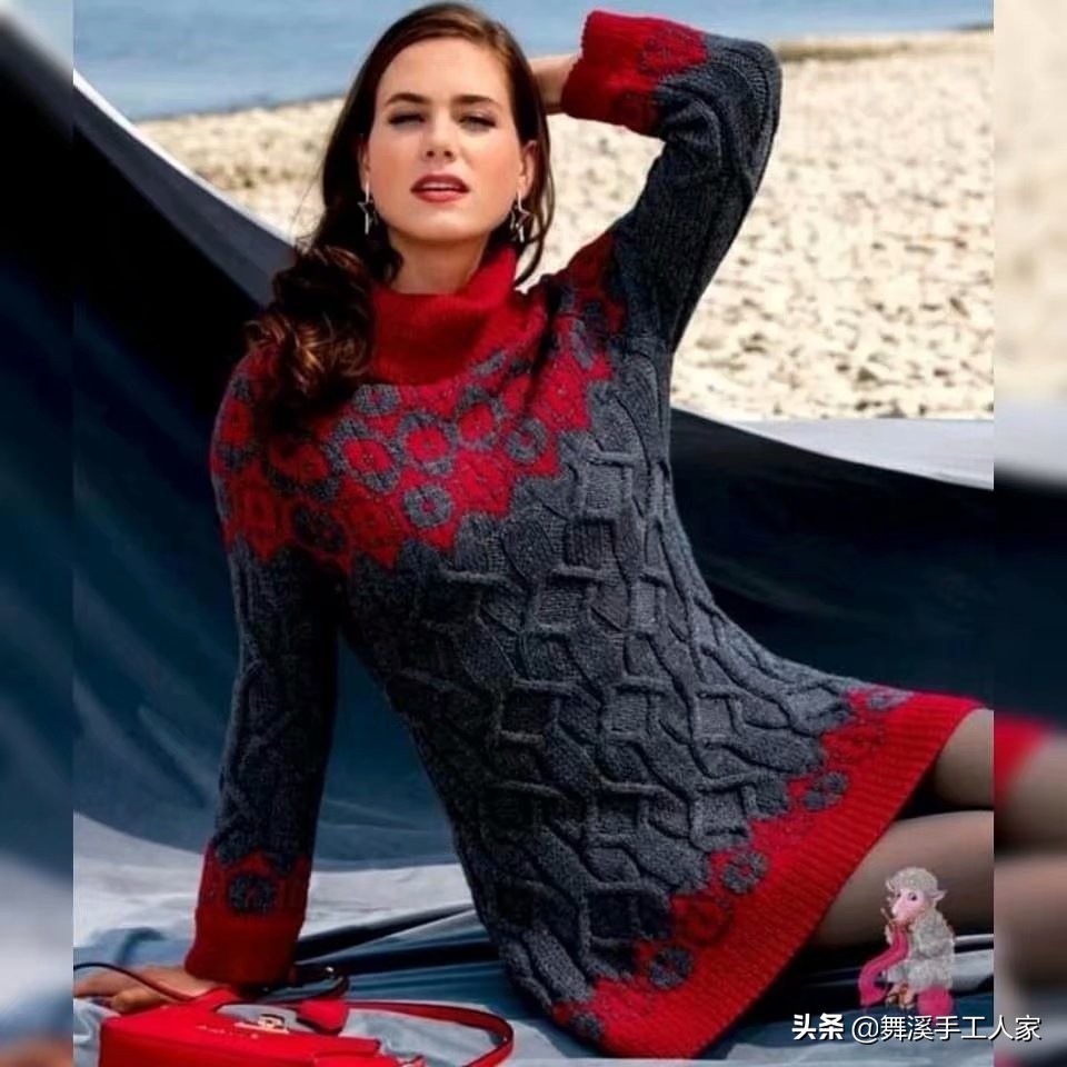 毛衣袖子的图解,毛衣衣领织法大全