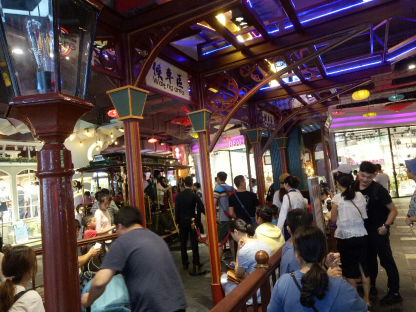 广州北京路步行街全景,广州市步行街怎么样