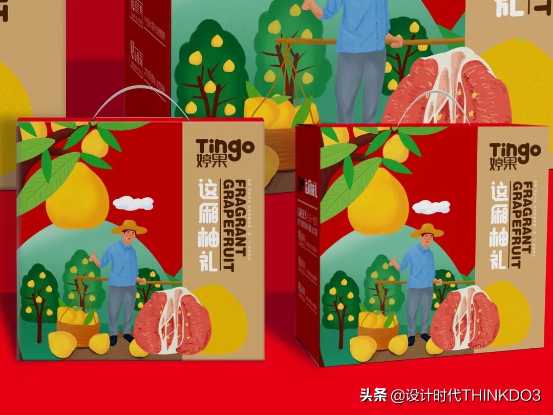 水果高端礼盒包装设计,高端水果礼盒包装设计