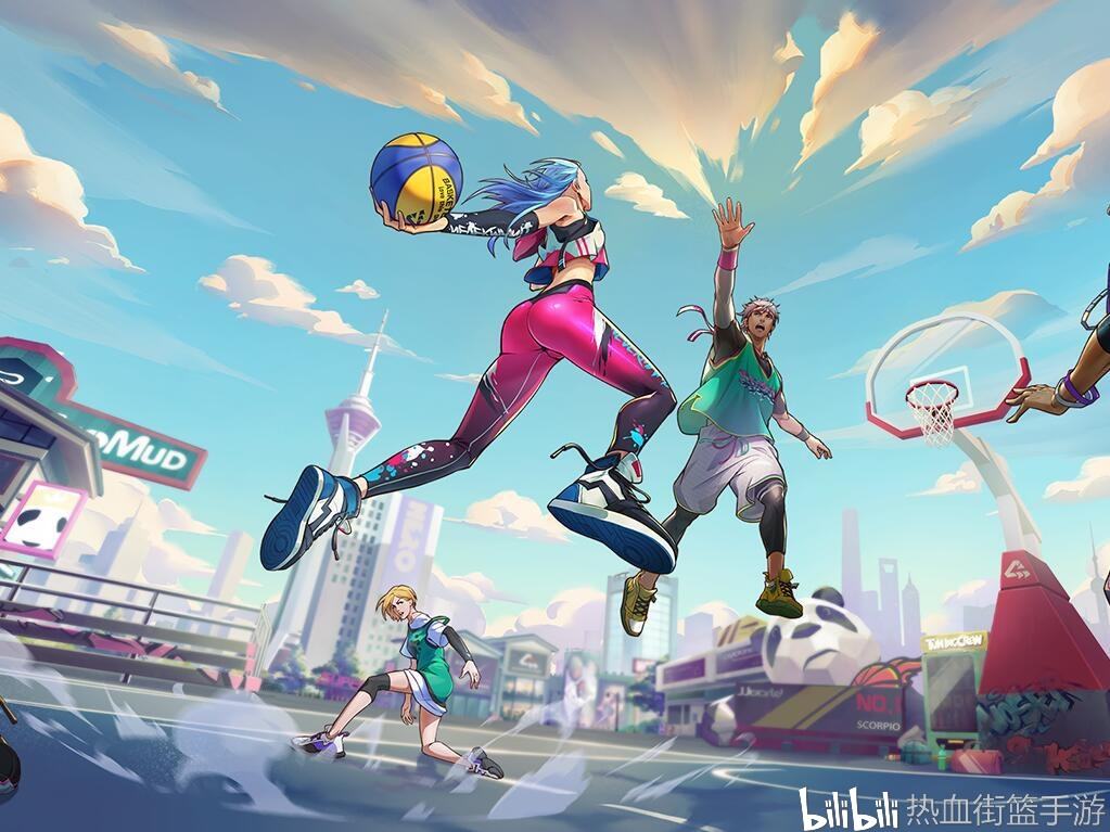 在热血街篮里重新选择职业,在热血街篮里面完成空中接力