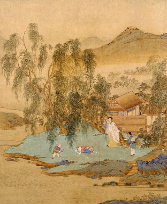 明代四大家仇英重彩画作品欣赏,仇英十大传世名画图文