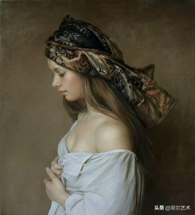 俄罗斯艺术家最美人体油画，性感逼真，宛如高清照片