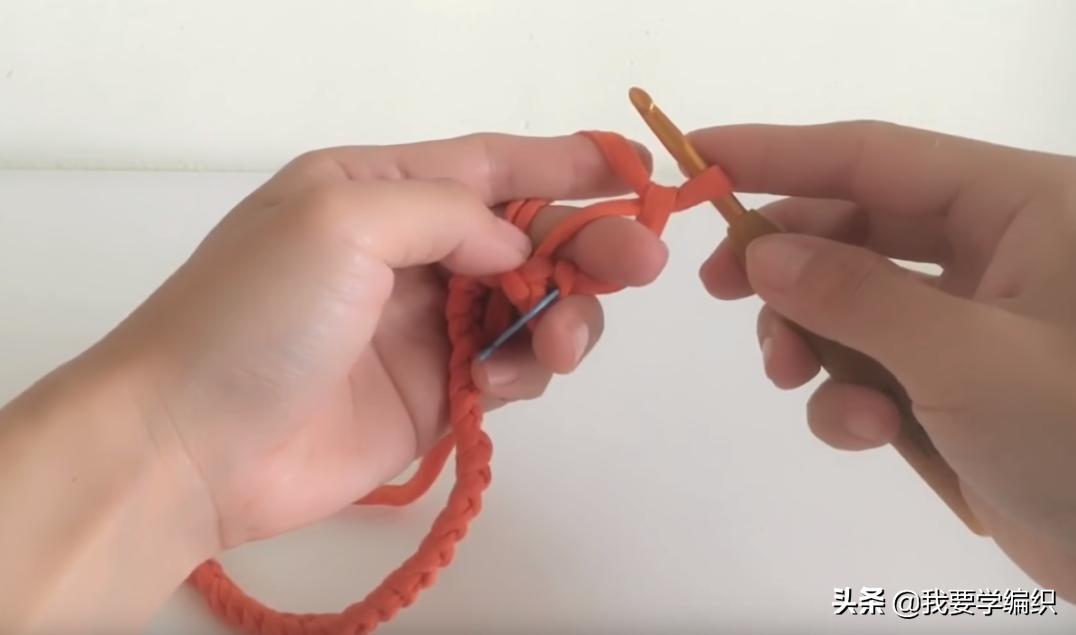 钩针花边袋,手提袋的钩织方法