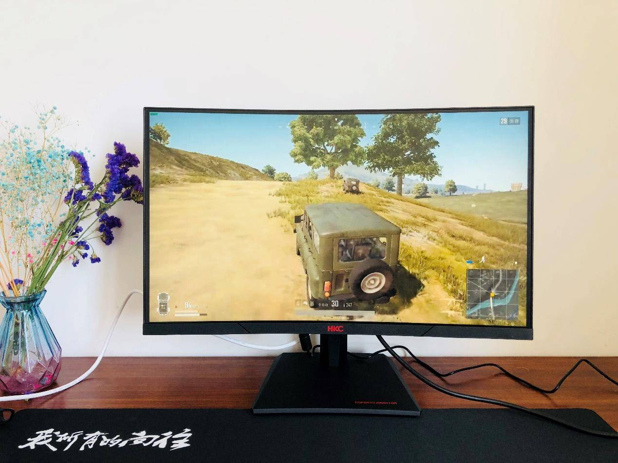 hkcgf40显示器适合打游戏吗,HKCGF40曲面电竞显示器