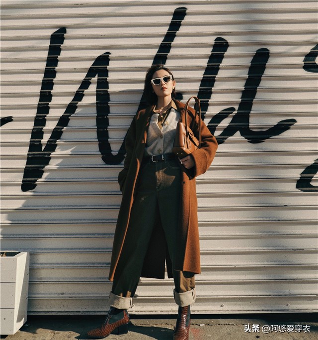 秋冬穿搭时髦又保暖的外套,长款外套怎么搭配好看保暖