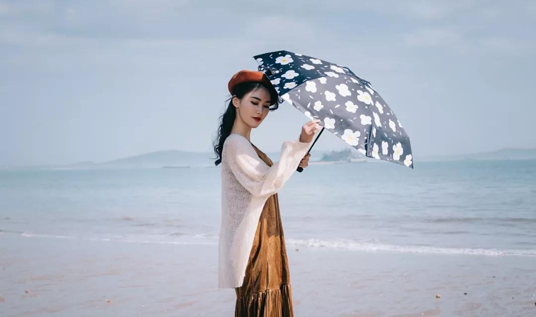 小雏菊晴雨两用伞,小雏菊双层遮阳伞