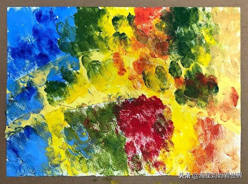 蜡笔油画棒画法,超简单的油画蜡笔素材教程