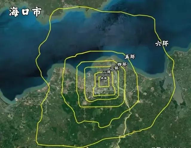 地级市和北京六环的发展对比,北京5环和广州外环面积对比
