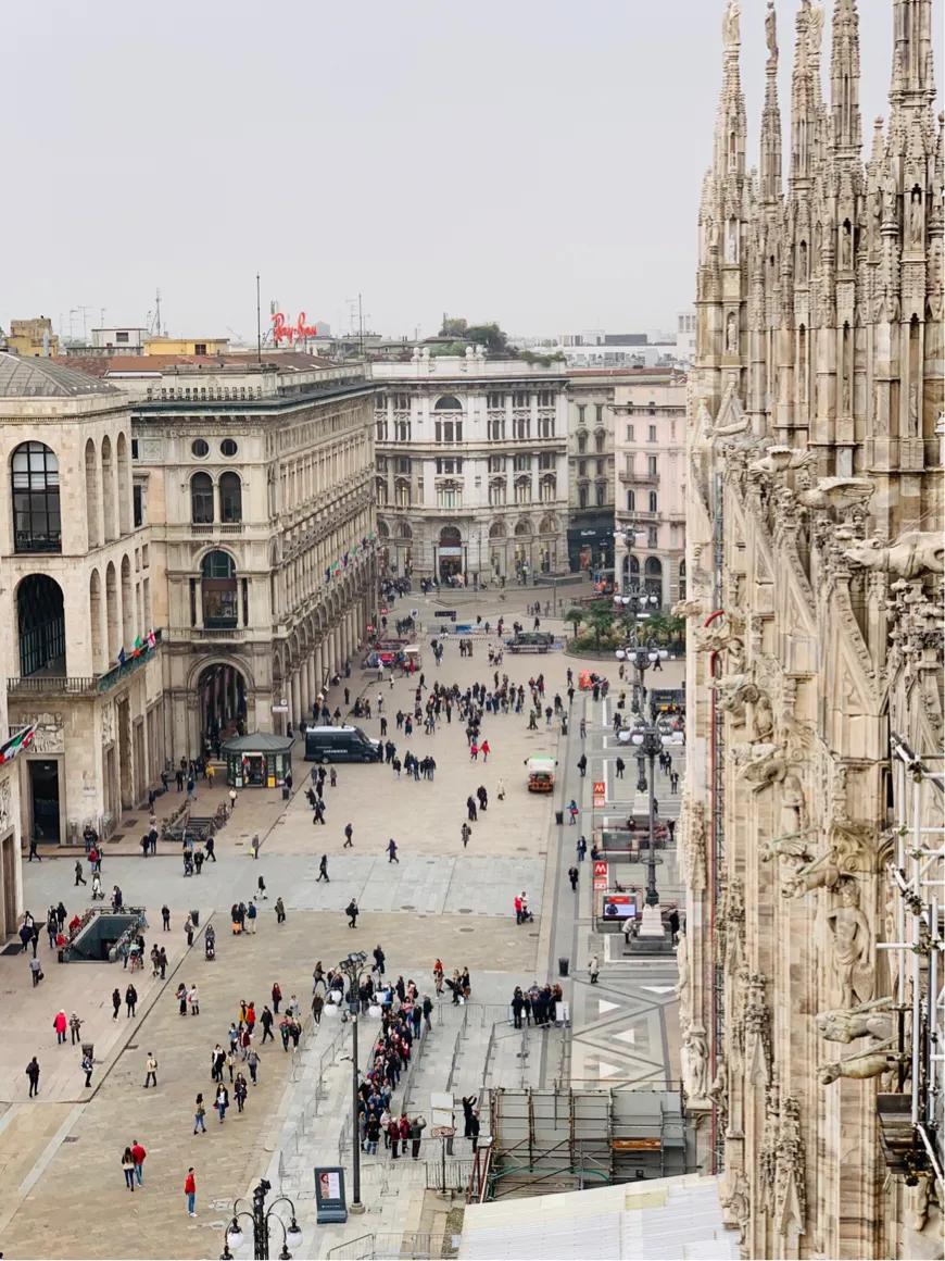 意大利米兰城市漫步,意大利米兰的冬季极夜