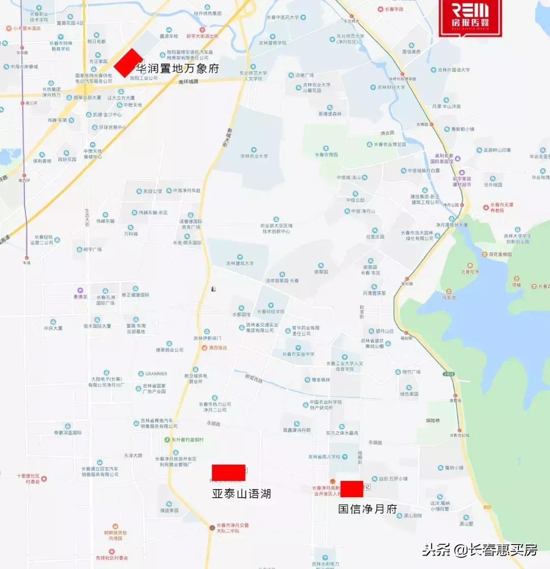 净月所有的楼盘,净月哪个楼盘最值得购买