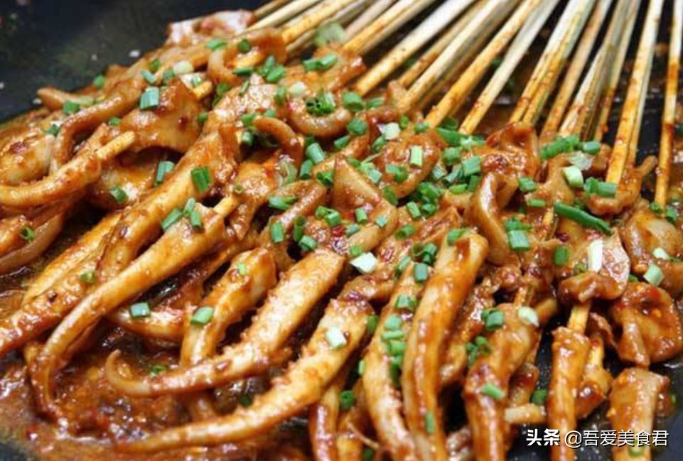 铁板烧烤鱿鱼开店流程,商用铁板鱿鱼制作