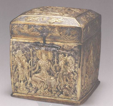 中原藏珍三彩舍利匣,国宝品鉴