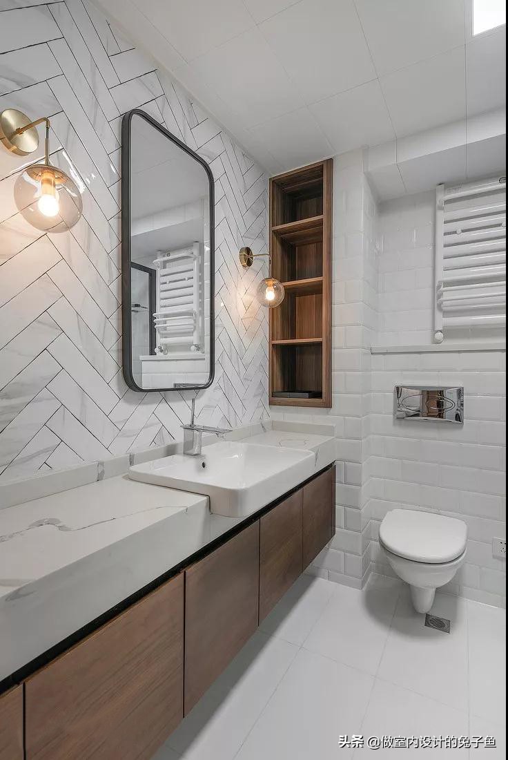 卫生间洗漱台马桶怎么布局,卫生间淋浴马桶洗漱台位置设计