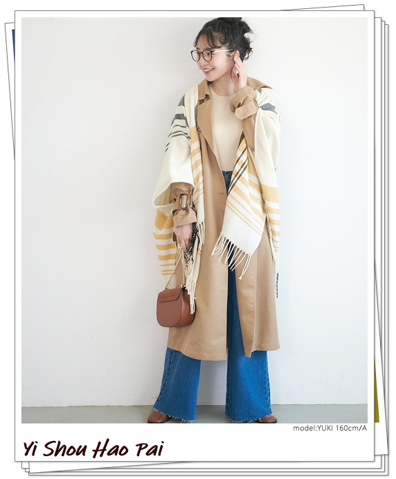 冬季时尚围巾搭配指南图片女,时尚特色的围巾系法冬日必备