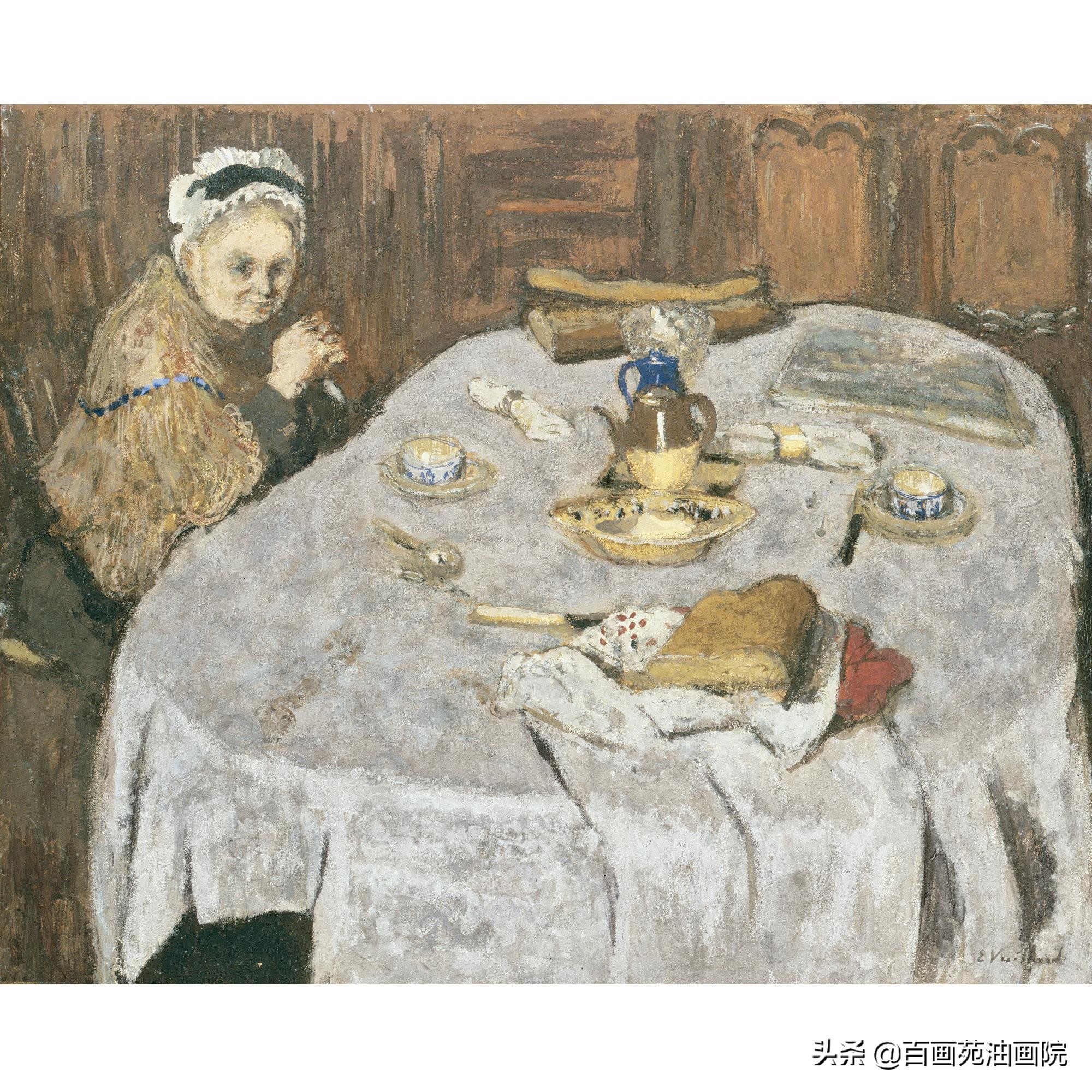 油画纳比派物象变形方法