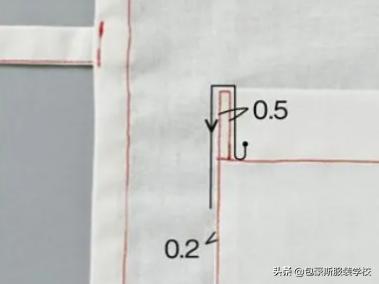 前后双面系带围裙效果附图纸,宝宝前后双面系带围裙