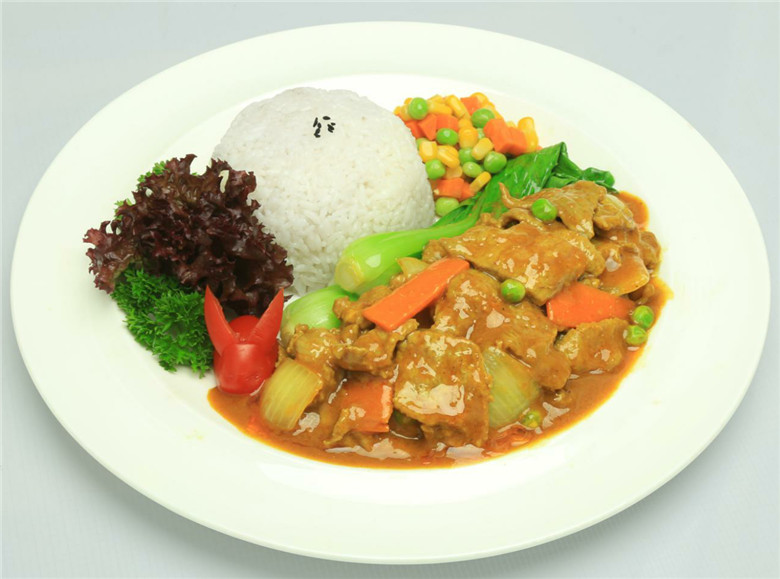 一碗咖喱鸡肉饭抵几个馒头,一碗咖喱