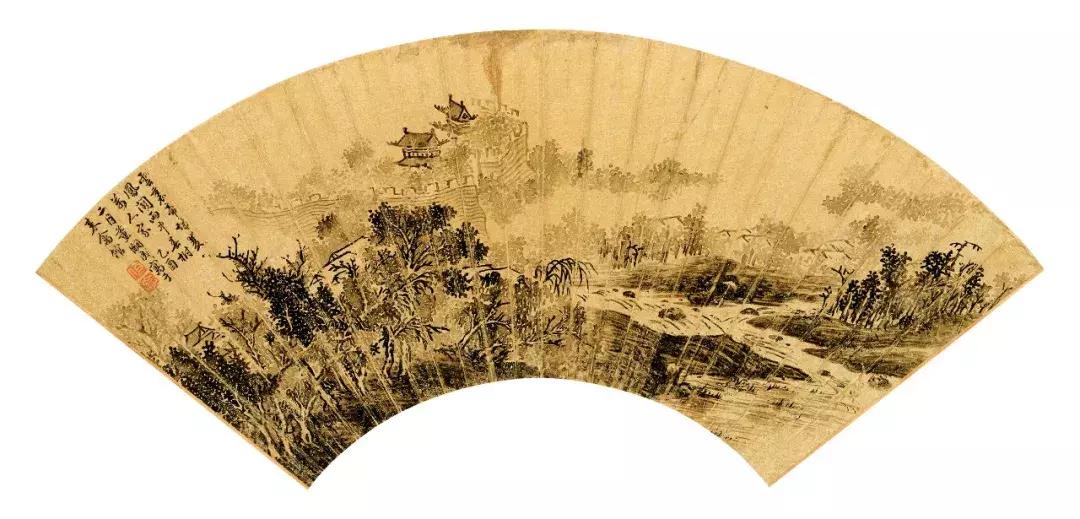 嘉树堂藏明代扇面,嘉树堂藏名人扇面画