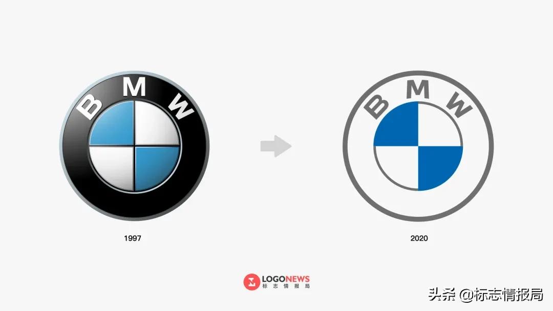 宝马新logo黑白,宝马新logo所有车型都换吗