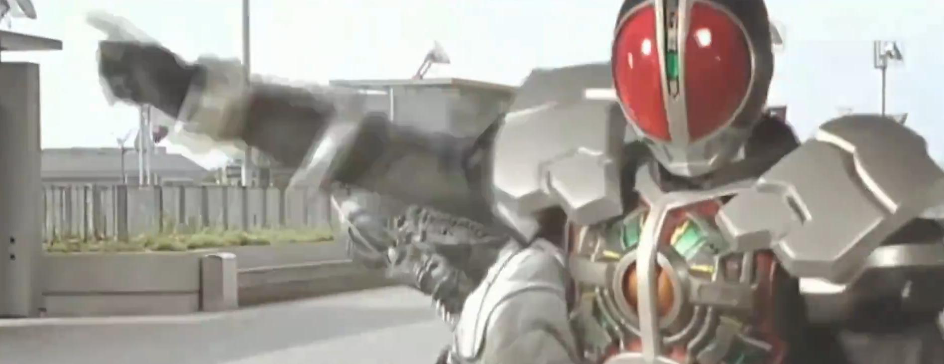 假面骑士的帅气的动作,假面骑士faiz20周年剧场版龙骑