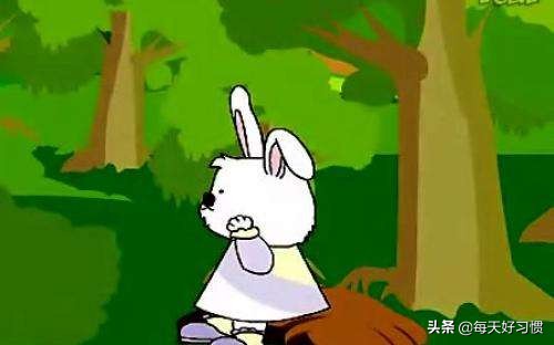 小故事小白兔抓大灰狼,儿童益智小故事聪明的小白兔