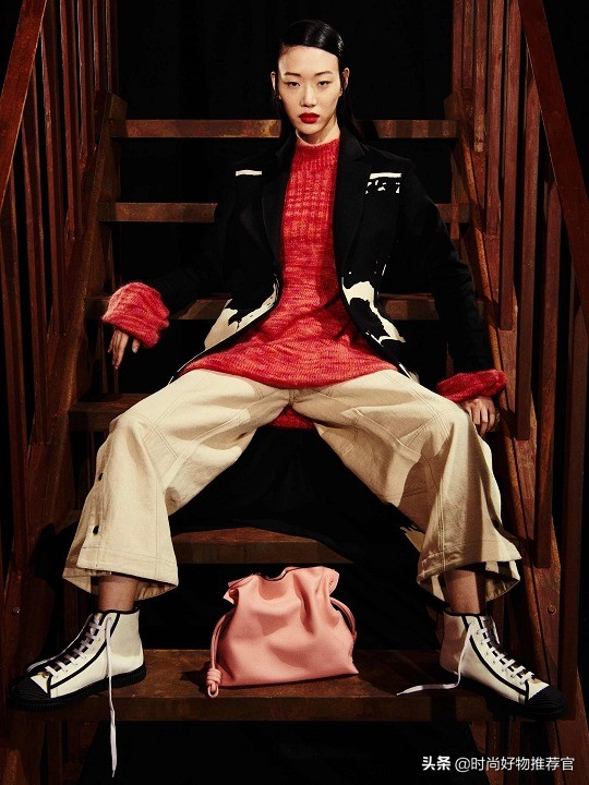 loewe牛仔包,loewe新款褶皱包