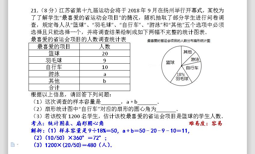2022扬州中考数学试卷及答案,2017扬州市中考数学压轴