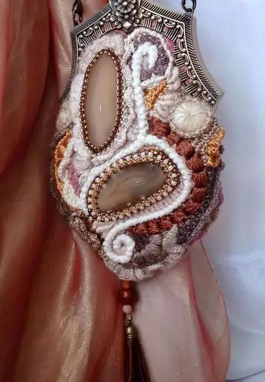 31款超美的爱尔兰钩花包,绝对让你爱不释手,独特的美!附教程