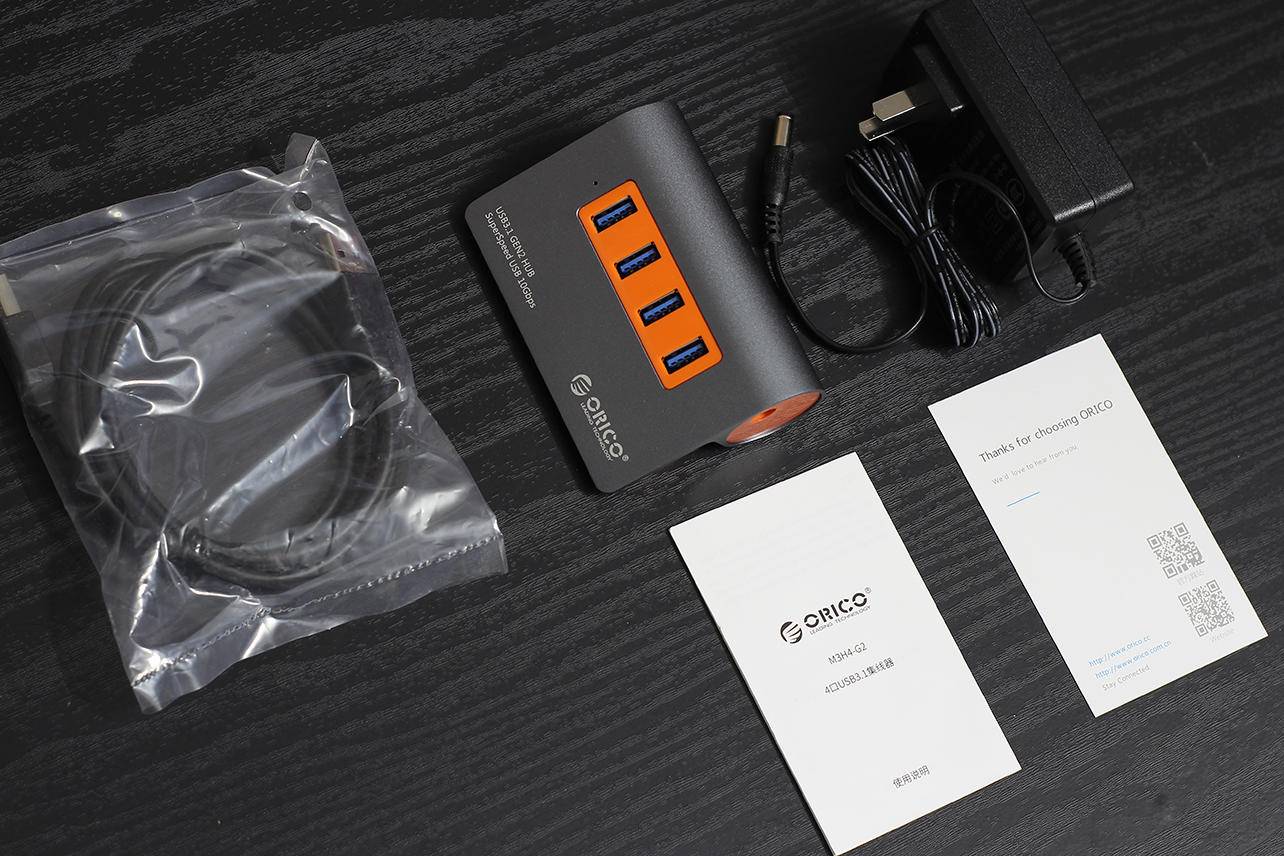 orico七口集线器,orico透明usb3.0集线器